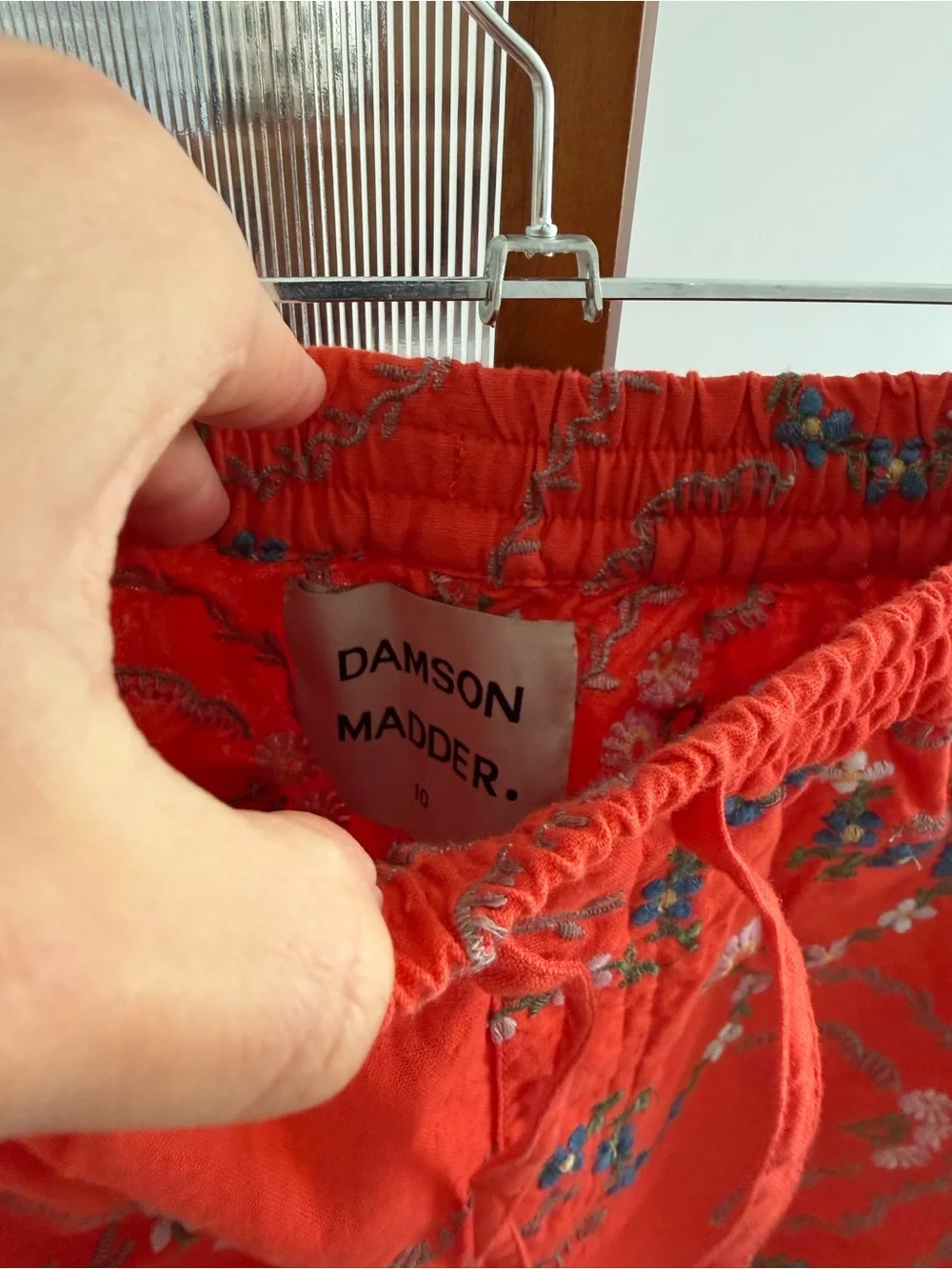 Damson Madder Embroidered Set